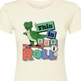 thumbnail image 3 of Disney - Toy Story - Rex This Is How I Roll - Juniors Fitted Graphic T-Shirt, 3 of 5