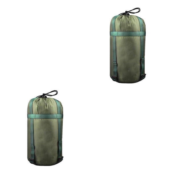 Eigraketly Bolsa de compresión Hebilla ajustable Uniforme Material de presurización Saco Textura interna para acampar al aire libre Verde militar Type1 NO1 Eigraketly CBP234849
