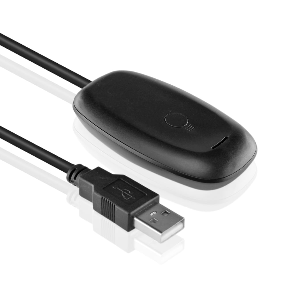 Xbox 360 wireless receiver black usb 2 0 game adapter for pc 