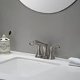 thumbnail image 2 of Kraus Cirrus 4 Inch Centerset 2 Handle Bathroom Sink Faucet Set, Brushed Nickel, 2 of 5