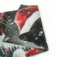 thumbnail image 6 of PHYHOO  Merry Christmas Black Cat Garden Flag Double Sided, Burlap Welcome Winter Tree Yard Flags for Xmas Outside Outdoor Decoration White, 6 of 6