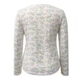 thumbnail image 2 of Playera George Talla CH Cuello V Manga Larga Estampado Hojas, 2 of 4