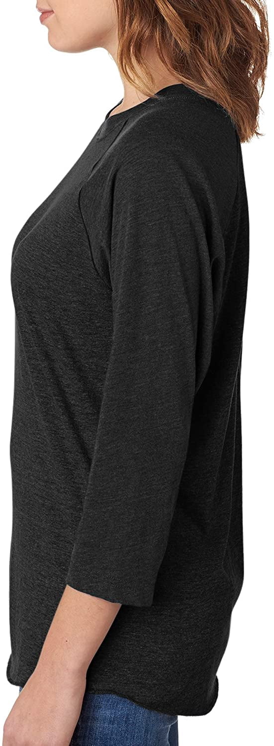 Mens Clementine Tri-Blend 3/4-Sleeve Raglan Tee