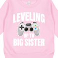 thumbnail image 3 of Inktastic Leveling Up to Big Sister Toddler Sweatshirt, 3 of 4