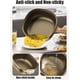 thumbnail image 5 of Sartén profunda antiadherente de aleación de titanio de 30 cm con tapa y vaporera | Utensilios de cocina multiusos para freír, saltear y guisar | Compatible con inducción y fácil de limpiar, 5 of 8