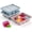 Blue+Grey+Pink, variant on HANCELANT Large Silicone Ice Cube Tray Set of 3, Easy Release 6 Flexible Silicone Ice Cube Molds with Removable Lid,Stackable Ice Trays for Whiskey,BPA Free (Green+Pink+Purple)