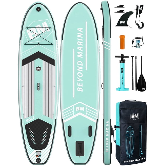 10'6" Inflatable Stand Up Paddle Board for Adults, Non-Slip EVA, Camera Mount, LAKEFOAM