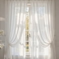 thumbnail image 4 of Sedona Designz 120 Inches Wide Sheer Voile Chiffon Fabric for Events - White, 4 of 17