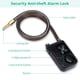 thumbnail image 4 of Scienceny Cuerda de alambre para patinete a prueba de agua IP55, bloqueo de 4 dígitos, botón de alarma de para bicicleta eléctrica, accesorio Bombillas para automóviles Scienceny VI015445-00B, 4 of 6
