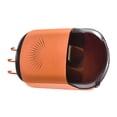 thumbnail image 4 of Wall Mounted Chopsticks Holder Dust Prevention 3 Compartments Large Capacity Draining Utensil Storage Box with Cover Orange, 4 of 5