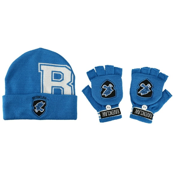 Harry Potter Hogwarts House Ravenclaw Hat and Gloves
