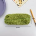 thumbnail image 4 of Kawaii Pencil Case Stationery Plush Pen Case Solid Color Pencil Bags, 4 of 6