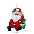 thumbnail image 3 of Diceymbol Christmas Fabric Pendant Small Doll Cloth Tree Hanging Ornament Decor, 3 of 6