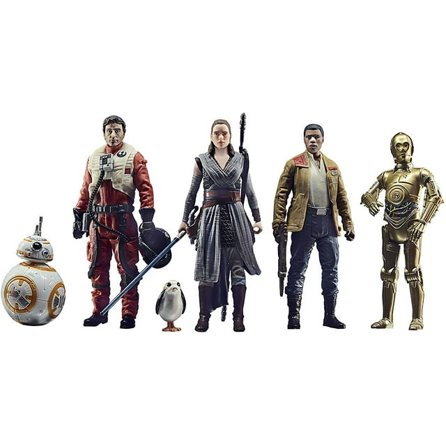 Juego de figuras de acción coleccionables The Resistance Star Wars paquete de 6