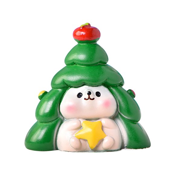 Christmas Cartoon Animal Pig Snowman Christmas Tree Cute Duck Micro Landscape Christmas Tree Snow Decoration Christmas Gifts Christmas Decorations Clearance!