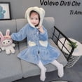 thumbnail image 4 of Bonito camisón de franela para niña, pijama con capucha de manga larga, bonito Sanrios My Melody Cinnamoroll, Kawaii, otoño e invierno, regalo para niños, 4 of 4