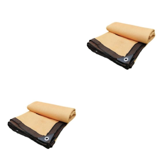 Eigraketly Red de sombra - Protección Durable Fácil instalación para el hogar Malla de sombra para accesorios de jardinería al aire libre de amarillo 300*300 cm, 1 2Conjunto