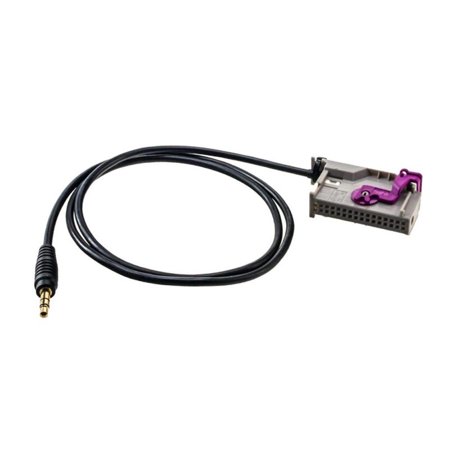 Cavo Adattatore Audio Yctze Per Auto RNS-E - Ingresso AUX Da 3,5 Mm A 32 Pin, Lunghezza 140 Cm, Compatibile Con Navigatore E Smartphone - 4