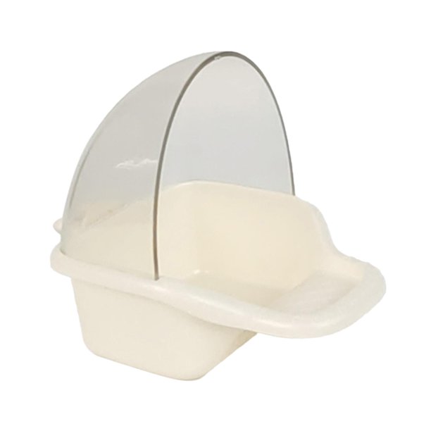 Comedero para pájaros para jaula, vaso de agua colgante, dispensador de comida, comedero colgante, accesorio para jaula para pájaros perla, cacatúas y beige