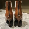 thumbnail image 4 of QQAMB Women's Pointed Toe Booties Heels Ankle Boots Dressy Comfy Work Formal Winter Fall Boots, 4 of 8