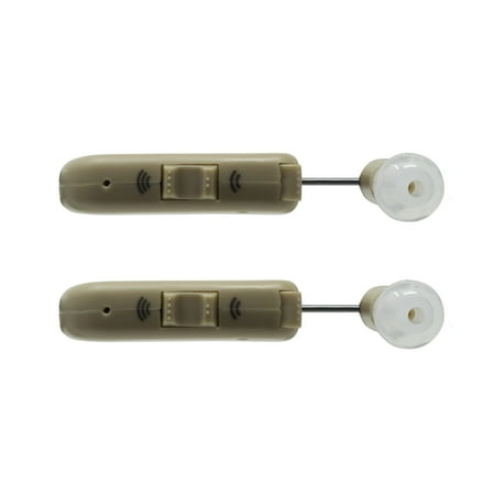 Lucid Hearing - HearGear 1 Pair Rechargeable Personal Sound Hearing Amplifiers - BEIGE