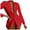 Red, variant on Womens 2 Piece Outfit Suit Plain Trouser Suit Long Sleeve Notched One Button Blazer Jacket + Shorts Solid Work Business Office Wedding Guests Casual Suit Set Ladies