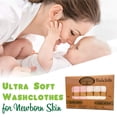 thumbnail image 4 of Organic  Baby Washcloths Ultra Soft for Face & Body by Touch of Nature, 4 of 4