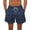 Dark Blue, variant on ZVNAΖH Mens Shorts Clearance Mens Shorts Elastic Waistband with Pockets and Drawstrings Mens Summer Beach Casual Shorts