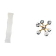 thumbnail image 1 of Lámpara de pie con pantalla esférica de burbujas, decoración moderna para sala de estar, con cubierta decorativa para mesa o escritorio, ideal para of, 1 of 8
