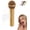 Gold, variant on Microphone Shaped Creative Showerhead, High Pressure Handheld Shower Head with On Off Switch, Funny Bathroom Shower Sprayer for Kids Adults Pet Washing Bathroom Accessories Gift Idea