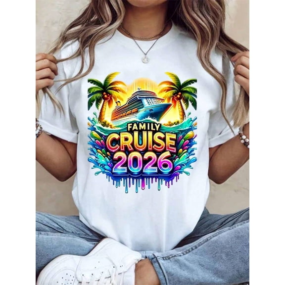 Family Vacation 2026 Making Memories Together Summer Beach Shirt For Women Men Unisex T-Shirt Vacation Outfit Family Trip Gift Casual Wear Comfortable