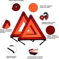 thumbnail image 3 of Triangles d'Avertissement pour Auto, Triangle d'Avertissement Approuvé par la ce, Triangle d'Avertissement euro pour Véhicules Motorisés Triangle de Sécurité Rouge, 3 of 5