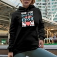 thumbnail image 2 of Behind Every Good Kid Is a Great Mom, Mother's Day, Black Hooded Sweatshirt or Hoodie, XL, 2 of 5