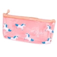 thumbnail image 3 of Estuche para lápices / bolígrafos con cremallera, bolsa de maquillaje para cosméticos de moda para niñas Rosado, 3 of 7