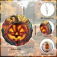 thumbnail image 4 of Halloween Bats and Jack-O-Lantern Rotating Wind Chime for Outdoor Use - Colorful Yard Decor with Moving Pendants for Spooky Ambiance, 4 of 9