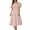 Womens Fall Trendy Dress Pink, variant on OSFVNOXV Maxi Dresses for Women High Waisted Ruffle Sleeve Square Neck Tiered Bodycon Sundress for Beach Vacation