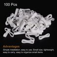 thumbnail image 3 of Silicone Rubber Bands Rings 100Pcs Non-slip 20mm Dia 0.7mm Thick 5mm Width for Wire Cord Cable Wrapping, Bundle, 3 of 5