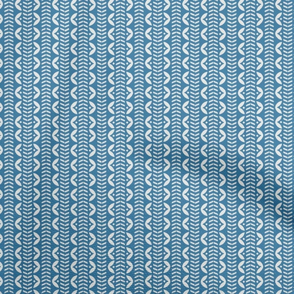 oneOone Polyester Spandex Teal Blue Fabric Asian Block Quilting Supplies Print Sewing Fabric By The Yard 56 Inch Wide