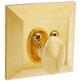 thumbnail image 2 of Baldwin 8254 Square Solid Brass Single Cylinder Keyed Entry Deadbolt From The Estate, 2 of 2