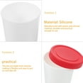 thumbnail image 3 of EIGTHTAIL 4 Pcs Ice Cream Cup Dessert Cups Freezer Silicone with Lid Container Condiment Containers Freezing Yogurt Round, 3 of 6