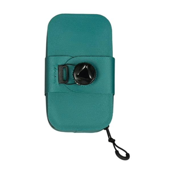 Bolsa de almacenamiento para bicicleta bajo el asiento de 0,5 l para ciclismo, accesorios de montaña y carretera Verde