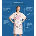 thumbnail image 2 of Little Blue House Women's Sleepshirt, My Weekend Is All Booked, One Size, 2 of 2