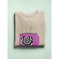 thumbnail image 3 of Hypnotic Toon Style Tv Sweatshirt Women -Image by Shutterstock, Female Medium, 3 of 4