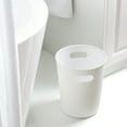 thumbnail image 4 of (1 pack) Mainstays Basic White Plastic Wastebasket 2.64 Gallon for Bathroom, Bedroom, Office, 4 of 9