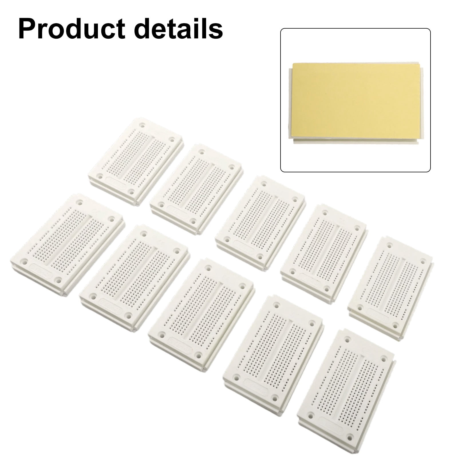 10Pcs Syb-46 270 Holes Solderless Breadboard Gpio Expansion Board Diy Test Board Hand Tools Power Tools Accessories