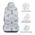 thumbnail image 5 of Yiaed Cute Snowflake Dachshund Print Car Seat Covers,Universal Auto Seats Protector Fits for Car,SUV Sedan,Truck,Automotive Seat Covers & Accessories(Two packs), 5 of 7