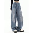 thumbnail image 5 of EMMIOL Women's Baggy Jeans High Waist Barrel Jeans Y2K Vintage Wide Leg Fit Jeans 90s Boyfriend Streetwear Denim Pants, 5 of 6