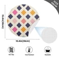 thumbnail image 2 of Ryvnso Geometry Colorful Round Plate Mats Dining Table Placemat Set of 4 for Holiday Decoration, 2 of 7