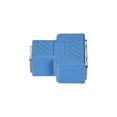 thumbnail image 4 of RJ45 Splitter Coupler Inline Connector 1 to 2 Splitter Cat7 Cat6 Cat5e Ethernet Cable Extender 44x36x21mm Blue 2 Pcs, 4 of 4
