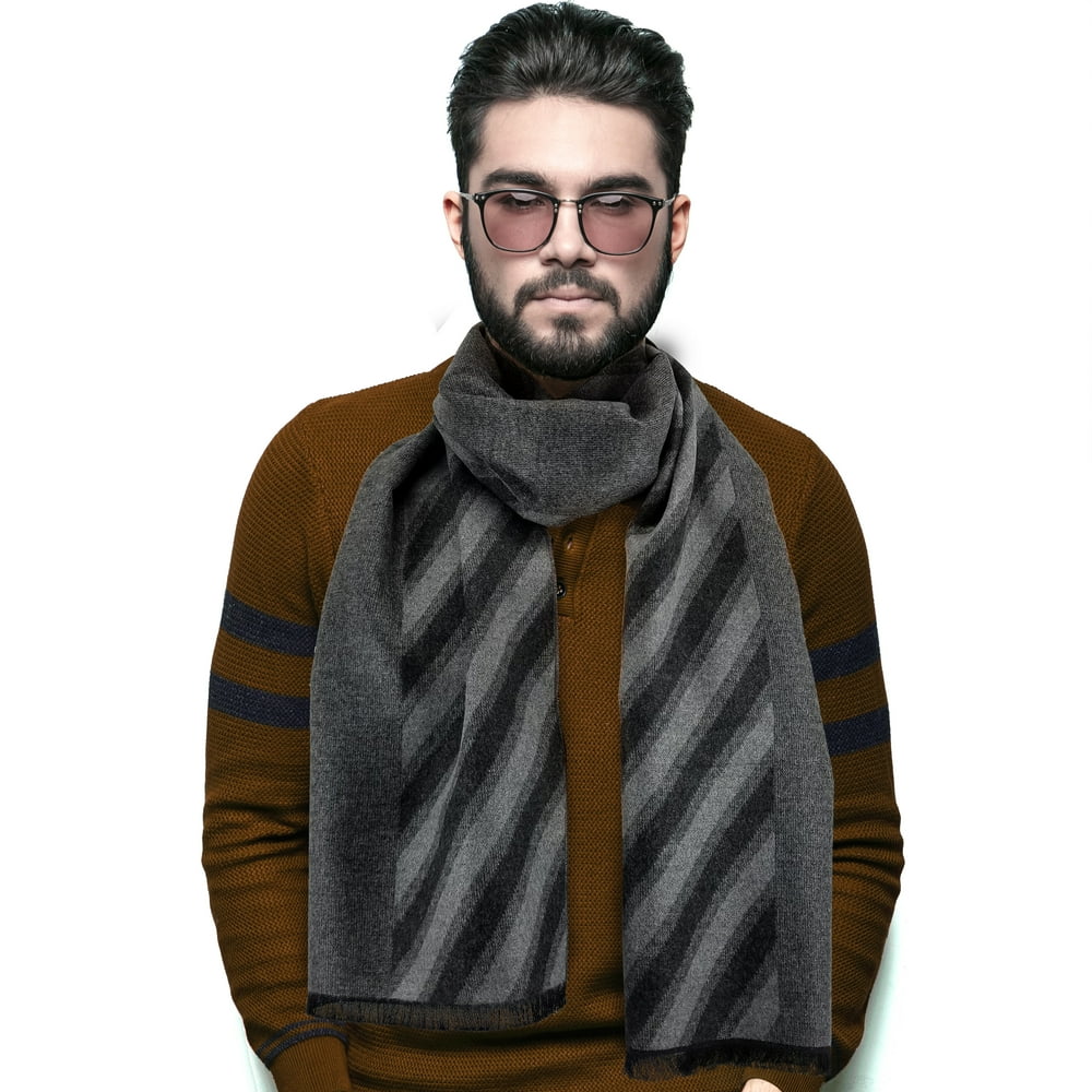 mens burgundy cashmere scarf
